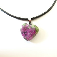 Love Heart Chakra Necklace Quartz Reiki Crystal Healing Point Cut Pendant Yoga