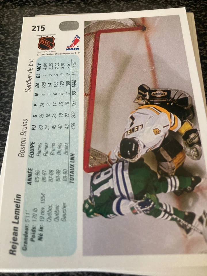 1990-91 UPPER DECK HOCKEY FRENCH CARDS YOU PICK - Image 2 of 2