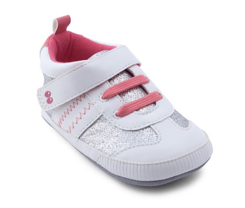 Surprize by Stride Rite Baby Girls' Alice Sneaker Mini Shoes - White 18-24M NEW! - Picture 9 of 14
