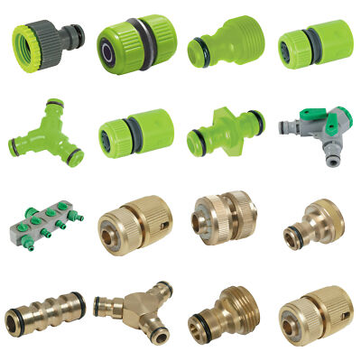 JazRvr 10er Set Schlauchkupplungen 1/2 Zoll - Gartenbewässerung & Autowäsche Adapter