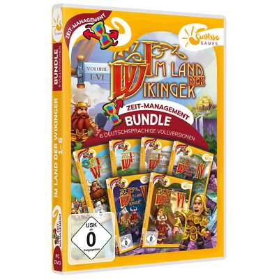 Im Land der Wikinger 1 2 3 4 5 6 PC Zeitmanagement Spiele Bundle DVD Box NEU&OVP