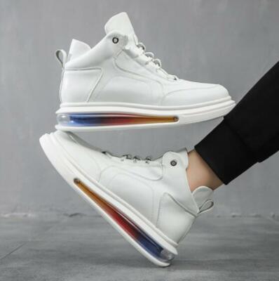 Men's Lace Up High Top Casual Sneakers Skateboard Ankle Boots New Fashion Shoes