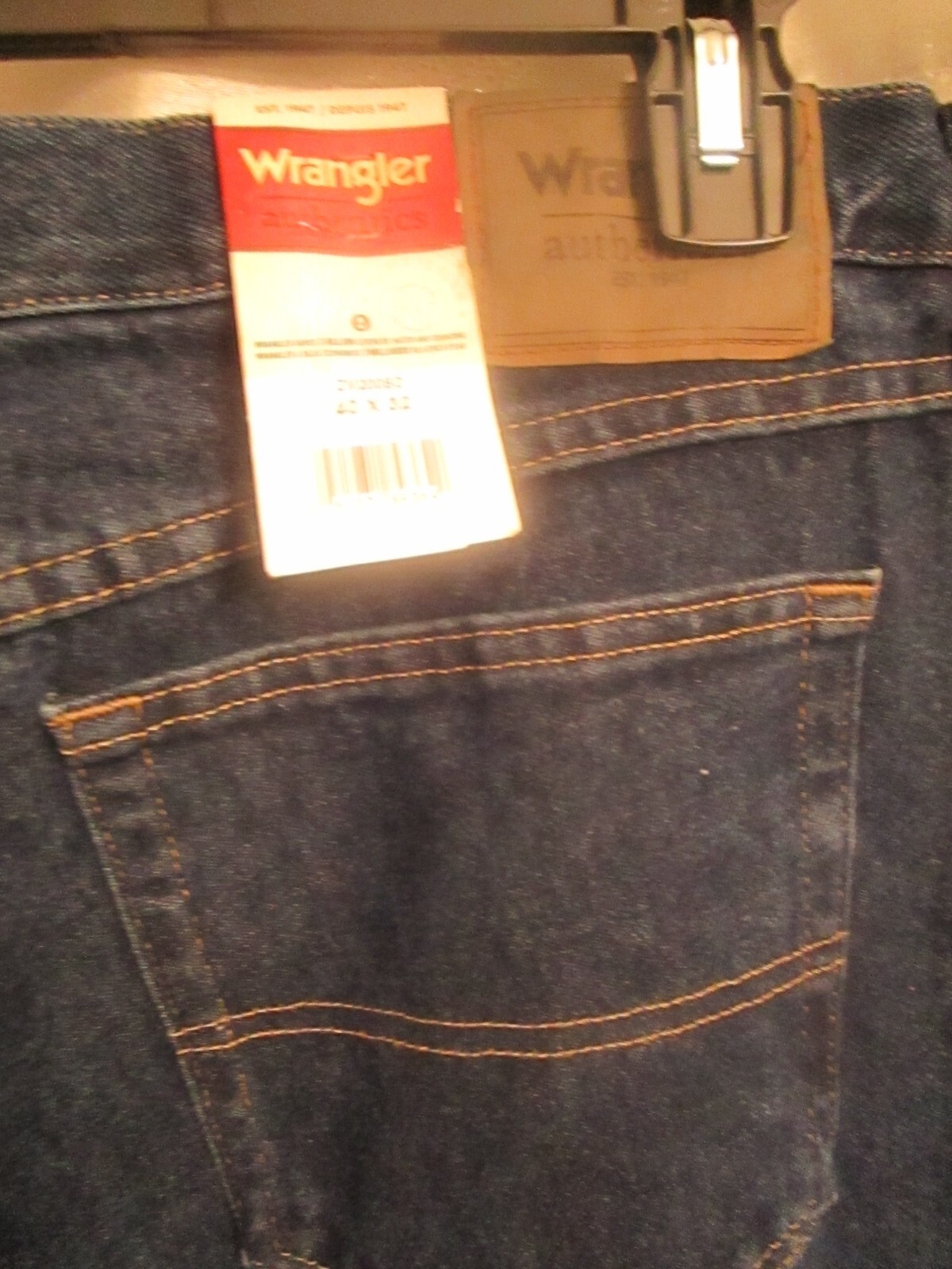 Wrangler Authentics mens zm200sd Jeans, 40W x 32L new