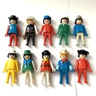 Vintage Playmobil Geobra 1974 Lot 10 Figures People