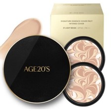 Age 20's Signature Essence Cover Pact Intense Case  2 Refill 21 Light Beige