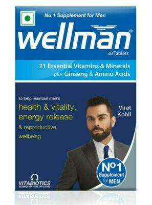 Wellman Multivitamin Men 30 Tablet With 21 Essential Nutrient Free Shipping
