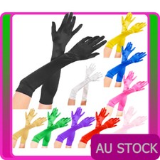 21" 20s Fashion Satin Long Gloves 20s Opera Wedding Bridal Evening Party Gatsby