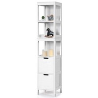 Badezimmerschrank Hochschrank Badregal Badschrank BadmöBel Aus Holz Freistehend