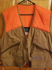Mount'N Prairie Vest Mens Medium Hunting Bird Duck Fowl Front Loader Orange