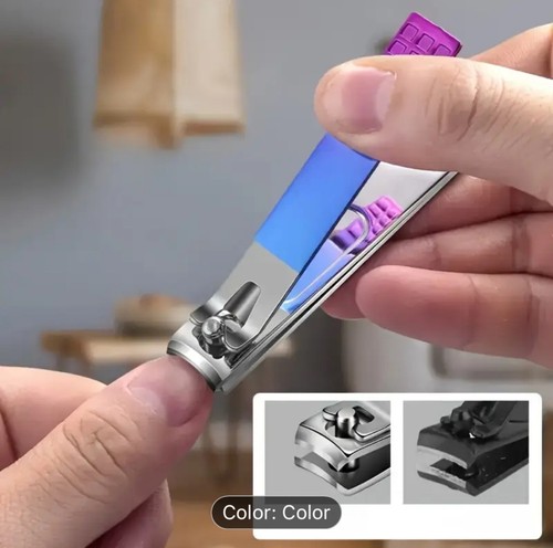 Cortaúñas Profesional Acero Inoxidable Herramienta Cortadora de Uñas Afilada - Imagen 3 de 5