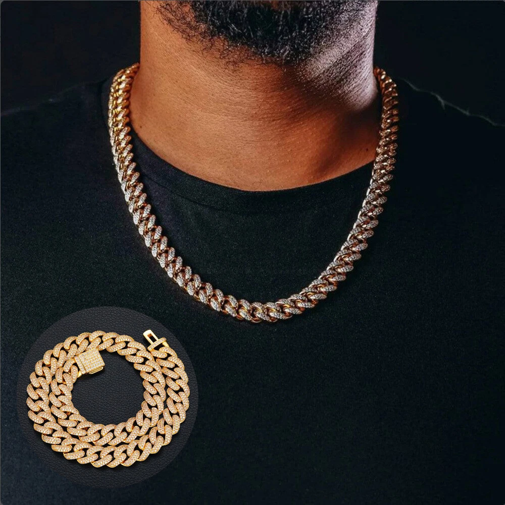 High quality deals iced out jewelry