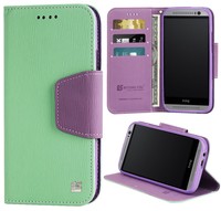 Mint Purple Infolio Wallet Credit Card Id Cash Case Stand For Htc One M8 (2014) on sale Mint Purple Infolio Wallet Credit Card Id Cash Case Stand For Htc One M8 (2014) on sale