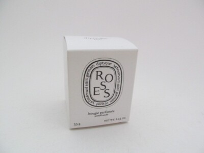 NIB Diptyque Roses Bougie Scented Candle Travel 35g 1.23oz BNIB