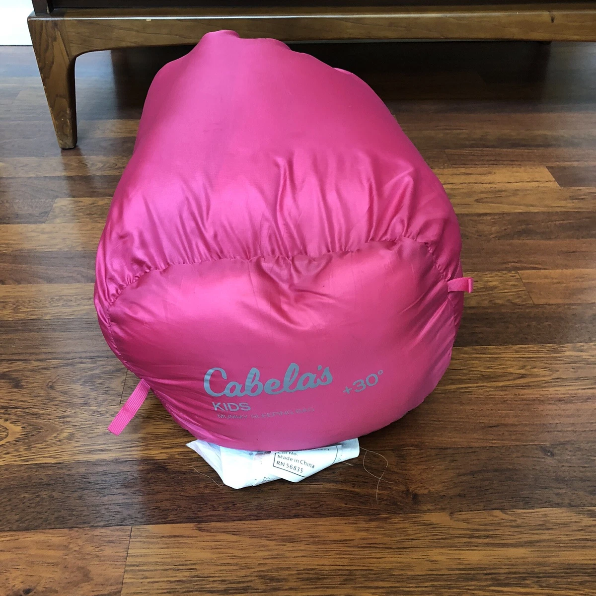 CUTE Pink Cabela's Mummy Kids +30 Sleeping Bag W Flower