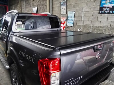 Tri Fold Hard Lid Tonneau Cover For Nissan Navara Np300 D23 2015 2020 Ebay
