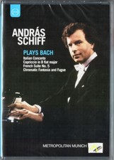DVD Andras SCHIFF PLAYS BACH Italian Concerto Frecnh Suite Capriccio Fantasia 89