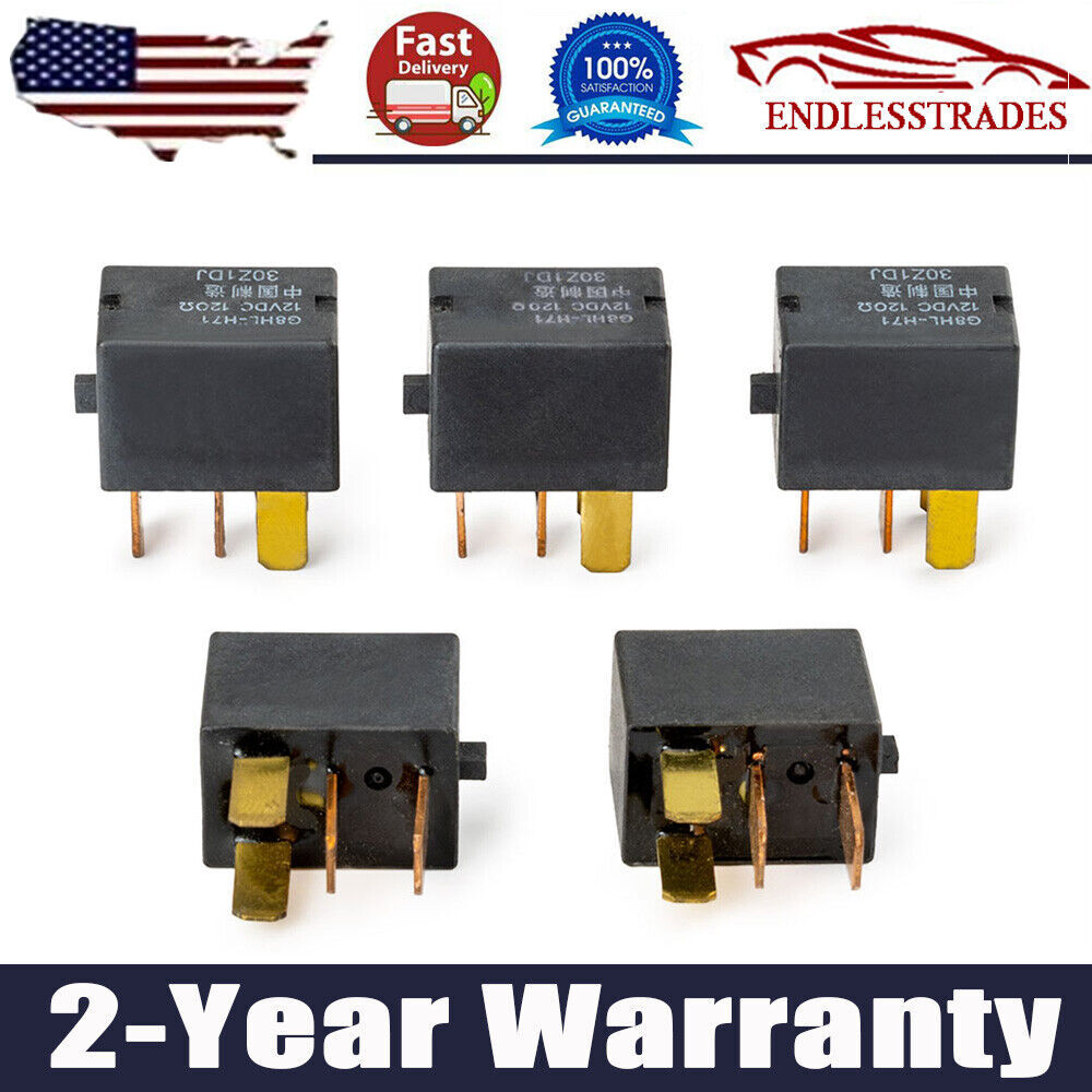 5Pcs A/C Compressor Relay For Honda Odyssey Pilot Ridgeline CR-V CR-Z G8HL-H71-image