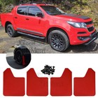 For Holden Colorado Commodore Calais 4Pcs Red Splash Guards Mud Flaps Mudflap AU
