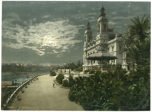 France Monte Carlo Le Casino Et Monaco Au Clair De Lune Vintage Print Phot Ebay