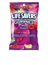 LIFE SAVERS Wild Berries Gummies Candy, 7-Ounce 5-Bags 