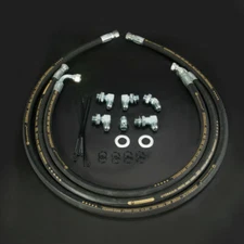 Duramax Transmission Lines HEAVY-DUTY Cooler Hose For 06-10 Chevy 6.6L w/Allison