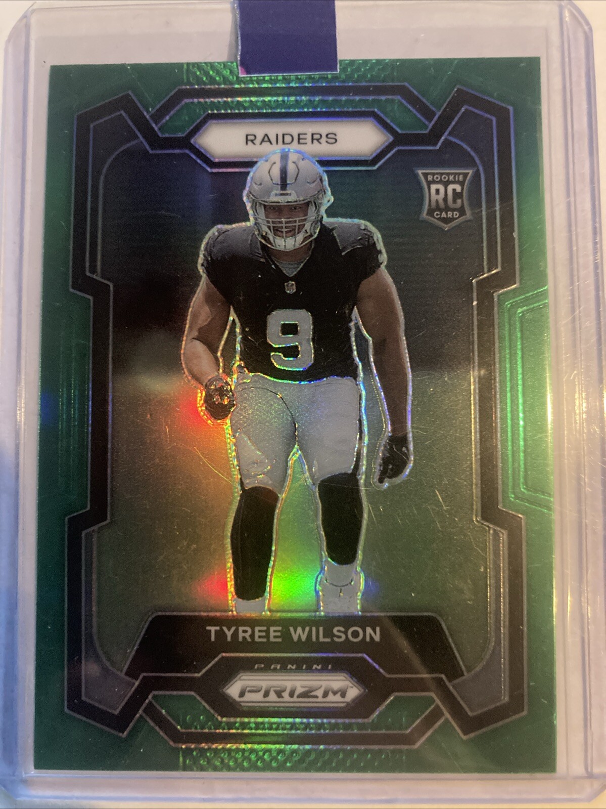 2023 Panini Prizm - Rookies Green Prizm #363 Tyree Wilson (RC)