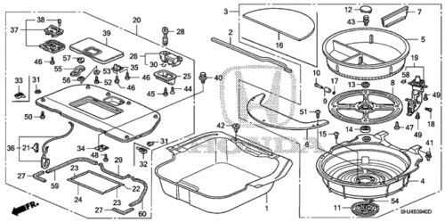 Tapa para Honda (P/N 83832-SHJ-A21)