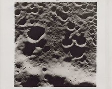 Apollo 8 RARE NASA 1968 Lunar Craters Telephoto View 10x8 Original Photo