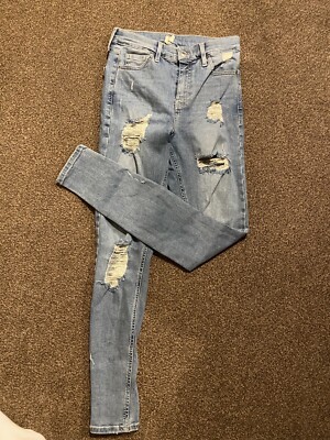 Womens Jeans Topshop Ripped Jamie Jeans TOPSHOP JAMIE Skinny