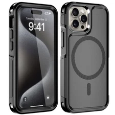MagSafe Case for iPhone 17 16 15 14 13 Pro Max Plus Shockproof Heavy Duty Cover