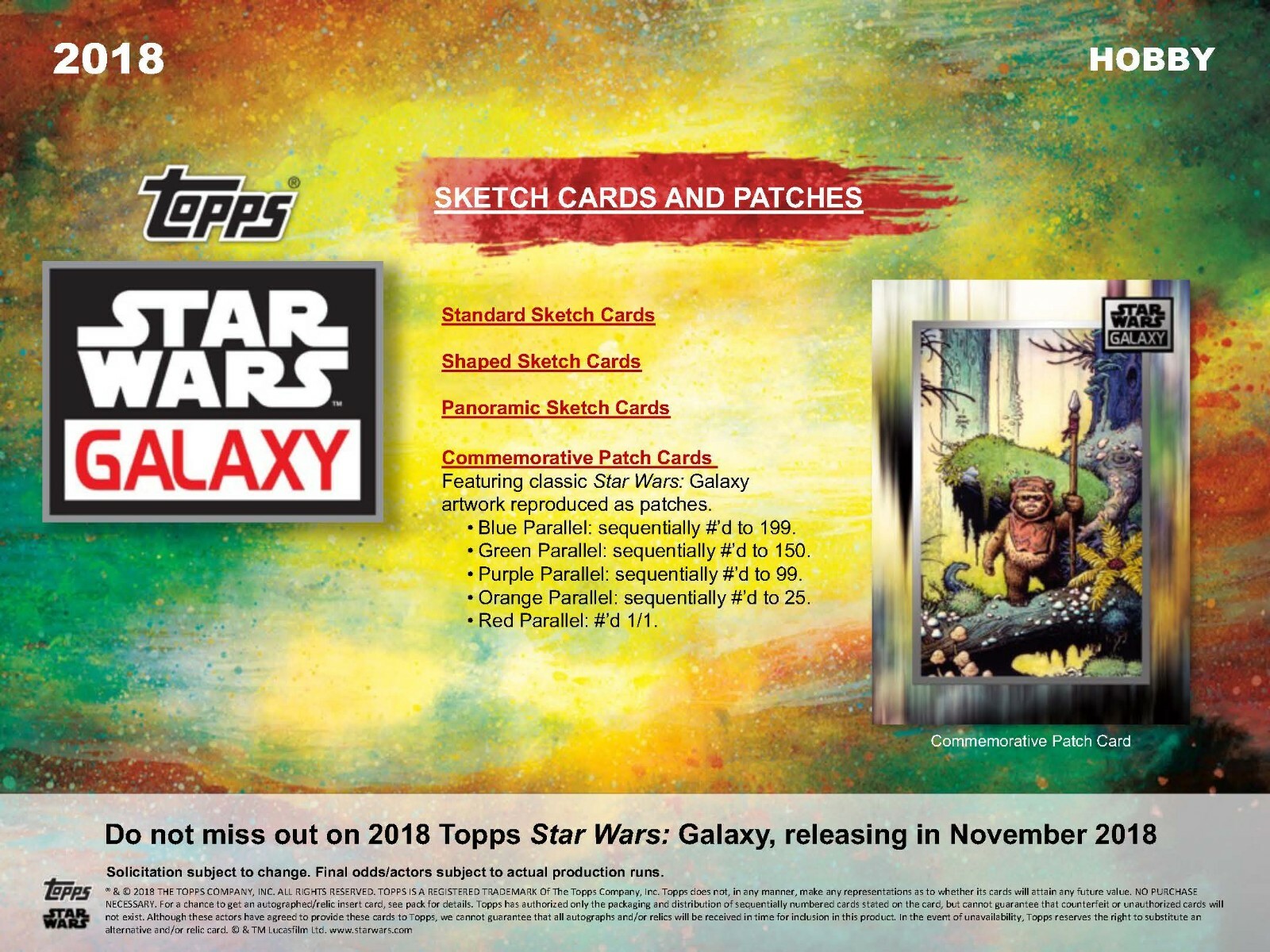 2018 Topps Star Wars Galaxy Trading Cards Factory Sealed 12 Box Hobby Case eBay