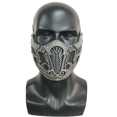 Cosplay Mortal Kombat Sub Zero Bi Han Gesicht Maske Halloween Maske Props Latex