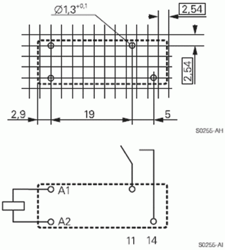 Schrack Relais 12V DC Lastrelais max 8A/250V AC V23061-A1005-A502 - Bild 3 von 3