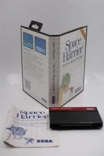 Space Harrier Sega Master System Complete CIB Manual  Box game Tested!