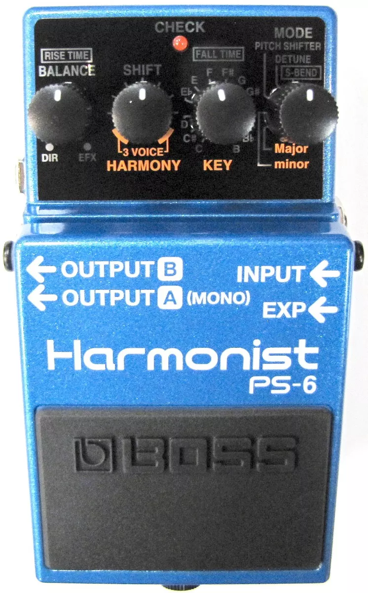 Used Boss PS-6 Harmonist Guitar Effects Pedal 761294413296 | eBay