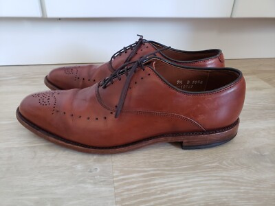 Allen Edmonds Weybridge Oxfordshire Brown Leather Dress  display picture 2