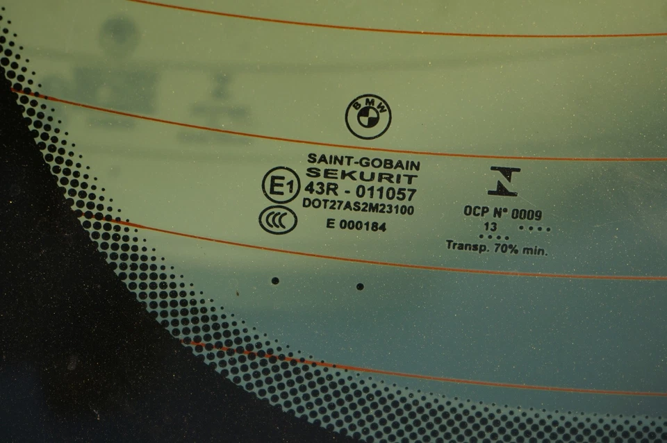 BMW F82 M4 F32 428i 2014-2017 435i 420i 430i ventana cristal parabrisas trasero Foto 2 de 3