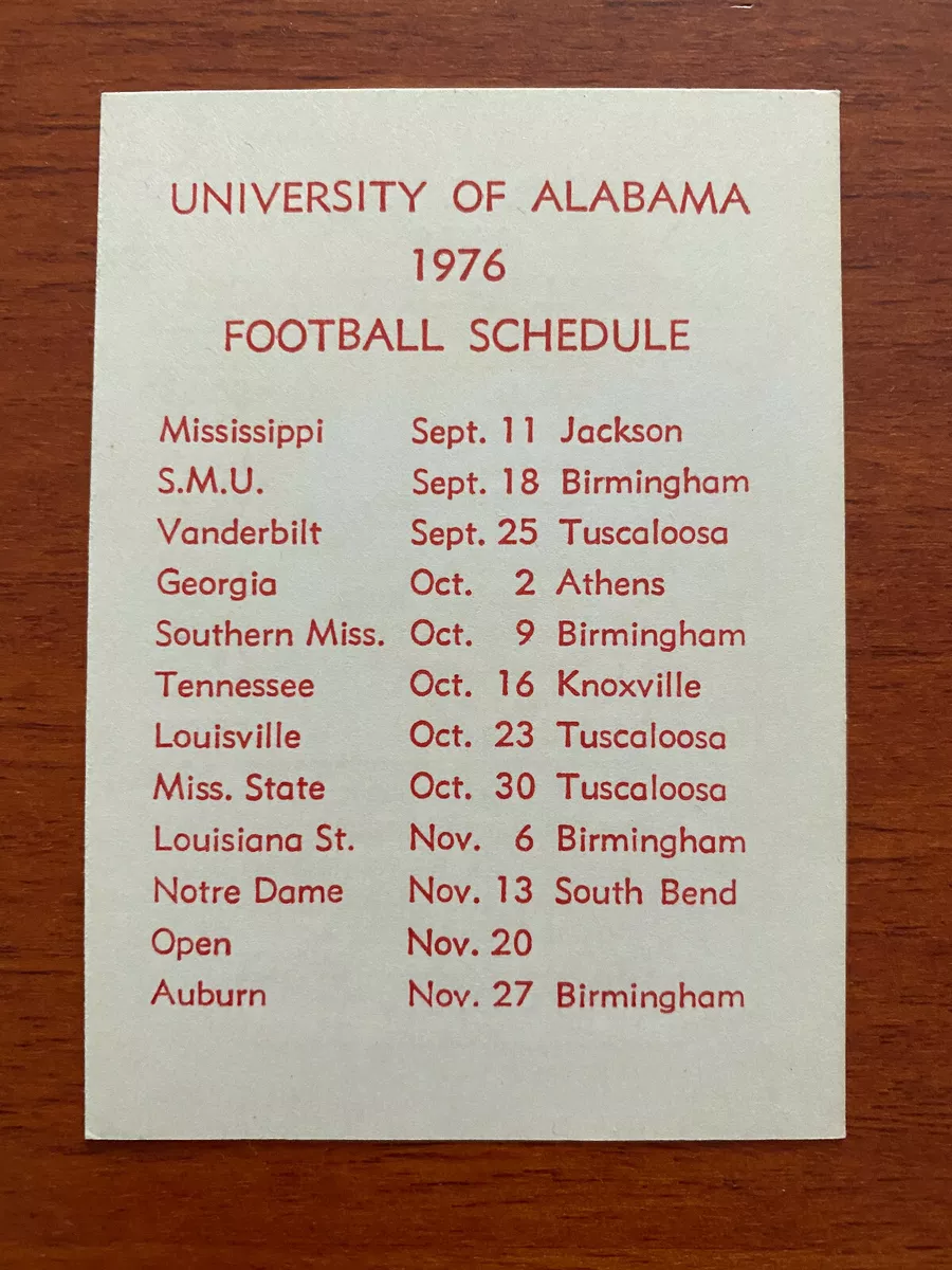 Alabama football schedule 2019 discount