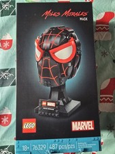 LEGO 76329 Marvel Miles Morales Mask Building Set - Spider-Man Room Decor