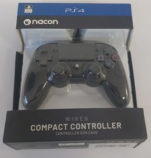 Manette Filaire Noire Compacte / Sony PlayStation 4 / Neuve