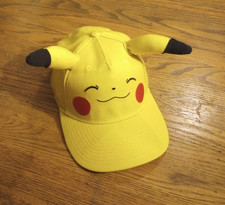 Pikachu Hat Adjustable Snapback Adult Size Pok mon Brand