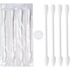 Double Tipped Cotton Swabs for Travel Ear Makeup Cleaning Pointed and Round Tip