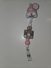 Beaded Retractable Badge Reel