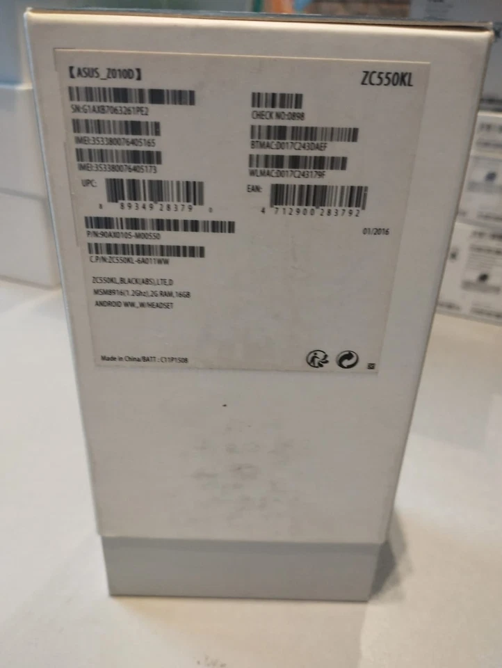 Asus Zenfone Max 16GB 2GB 6" Dual Sim Black NEW smartphone ZC550KL - Immagine 3 di 4