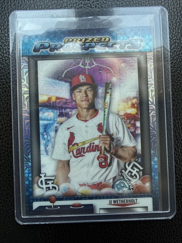 JJ Wetherholt #PP-18 2025 Bowman Draft Prized Prospects card