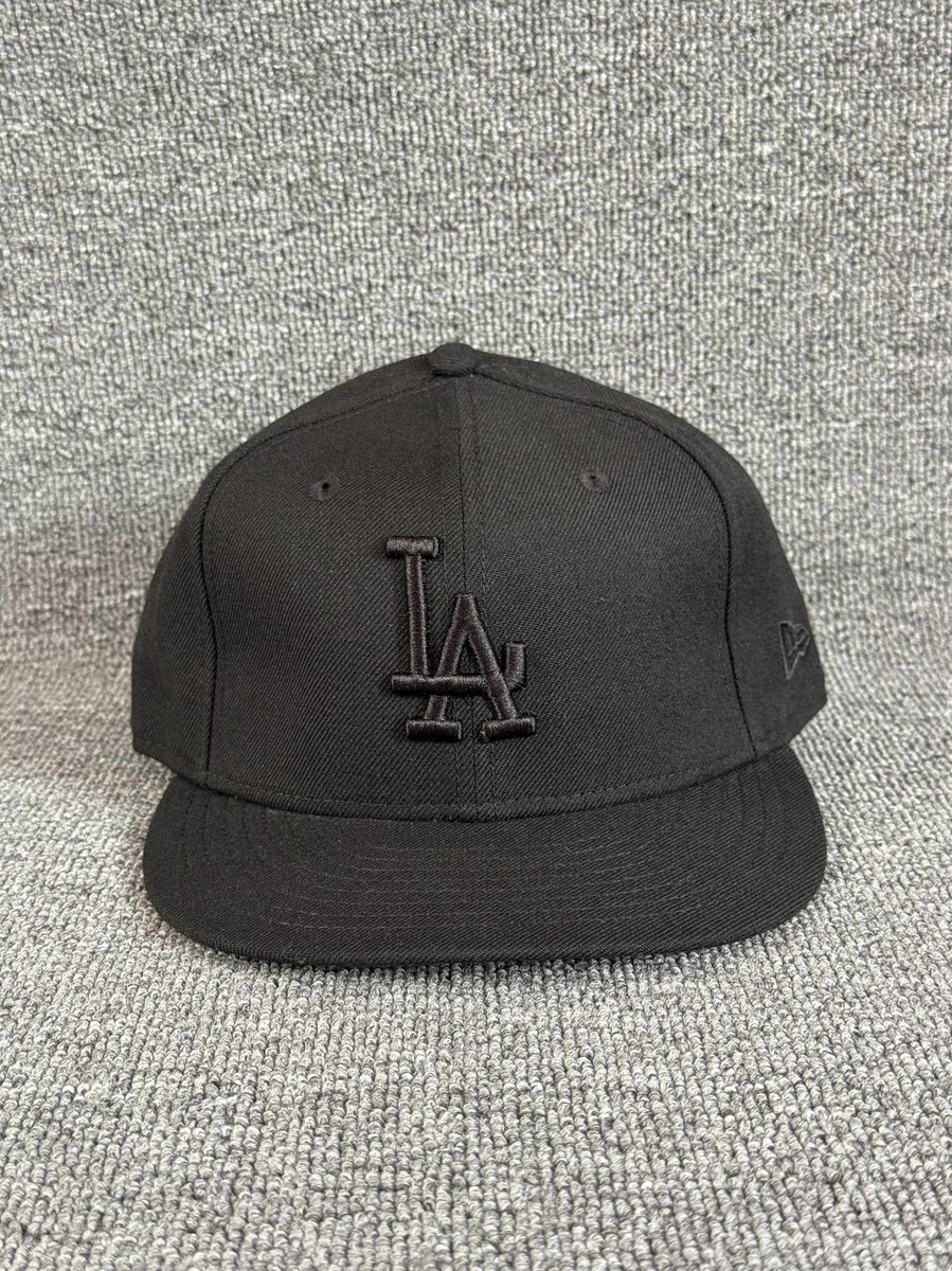 New Era LA Dodgers 59FIFTY Fitted Hat Black 7 1 2 MLB Cap