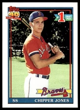 2010 Topps Cards Your Mom Threw Out #CMT-40 Chipper Jones Atlanta Braves