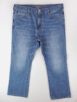 American Eagle Jeans Mens 40x34 Blue Bootcut Denim Pants Medium Wash Y2K