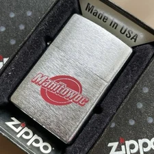 Zippo 1997 Manitowoc Hairline Vintage Lighter Used Collectible