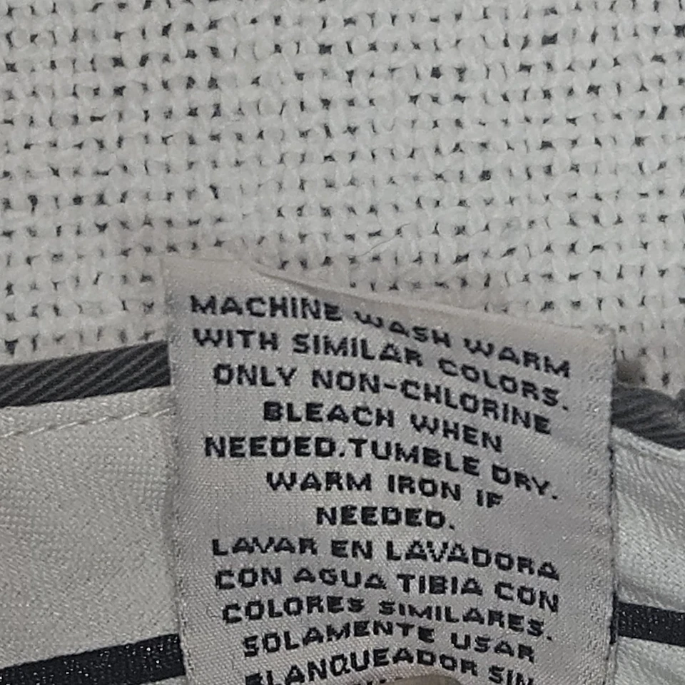 Covington  Dress Pants Light Brown Cotton Men's 32X32  Straight Leg Style  I1 - Image 3 of 4